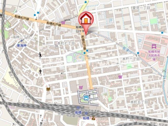 レジディア船橋Ⅰ・Ⅱの地図