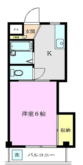 【間取り】 | 白樺コーポ
