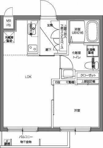 パティーナV代々木上原の間取り