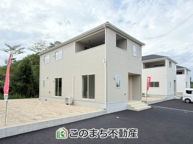 CRADLEGARDEN那須塩原市春日町第2の外観|建築中現地写真（同社施工の完成物件・モデルハウスがご見学できます）