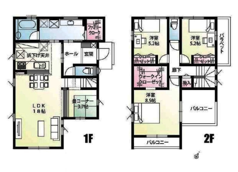 入間市下藤沢4丁目・全6棟　新築一戸建　1号棟