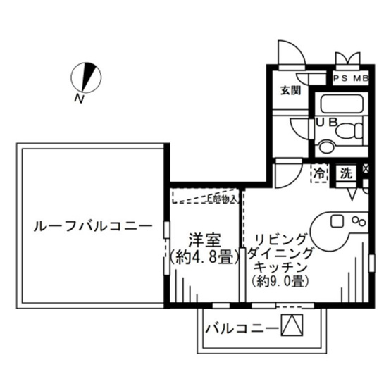 【間取り】 | ラナイコート1596
