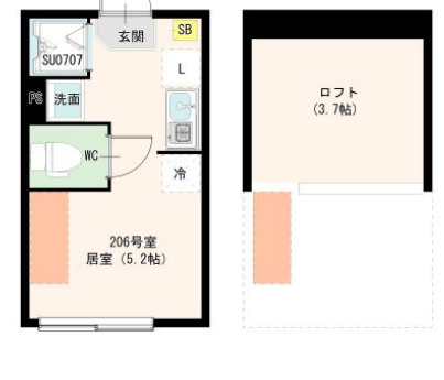 エール新桜台の間取り