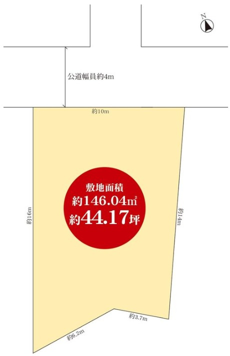 神神戸市垂水区五色山土地　約４４坪