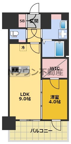 【間取り】 | プレサンス伏見アーバンベース | 間取りです。