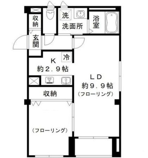 【間取り】 | ラシーネ扇　アイリス | 間取りです。
