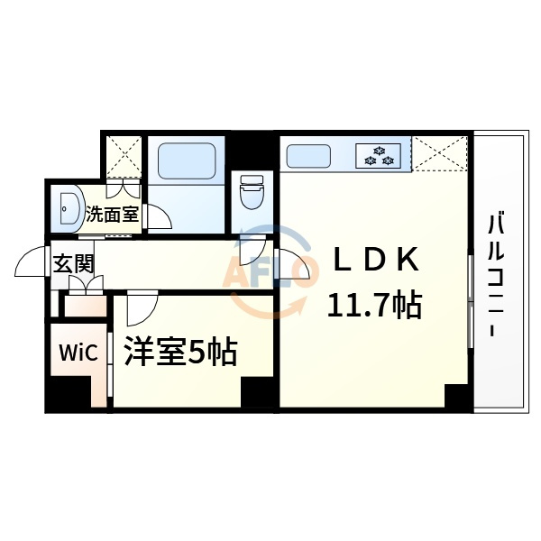 ヴェヌスタ西田辺の間取り|ヴェヌスタ西田辺　間取り