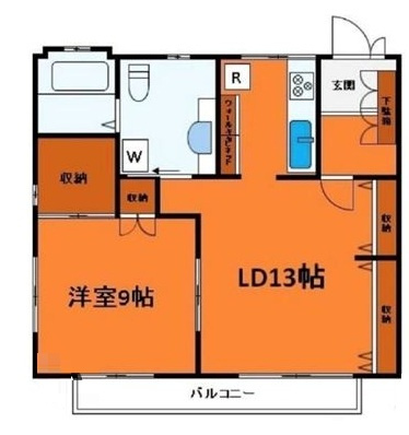 ラルース大岡山の間取り|間取りです。