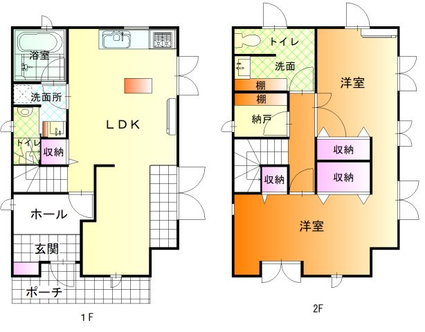 足利市大正町戸建ての間取り