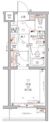クレヴィスタ常盤台の間取り