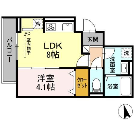 セレスティア高島平の間取り
