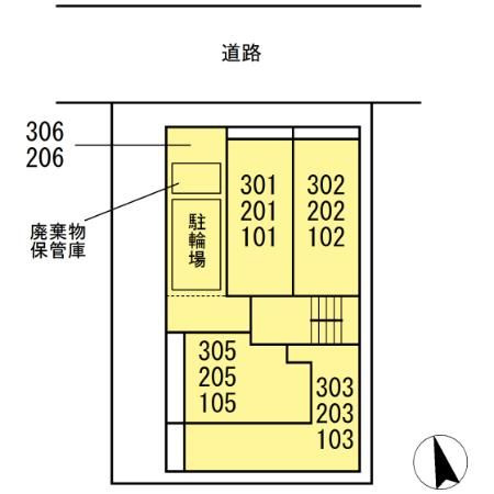 セレスティア高島平の区画図