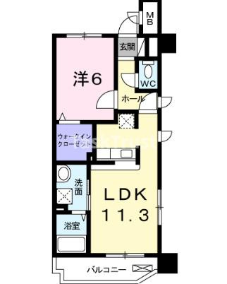 【間取り】 | メゾンドファミーユ鶴見緑地公園