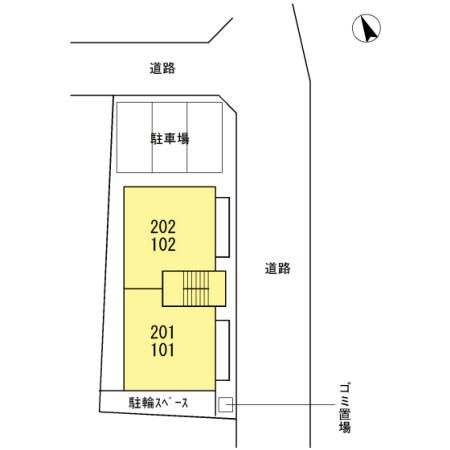 グリームパークの区画図