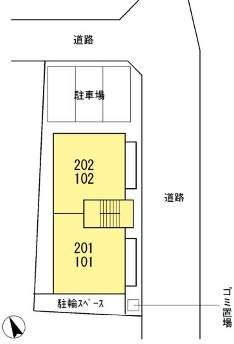 グリームパークの区画図