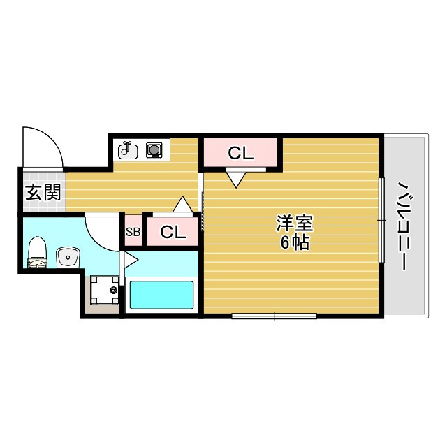 サンクラッソ茨木駅前の間取り
