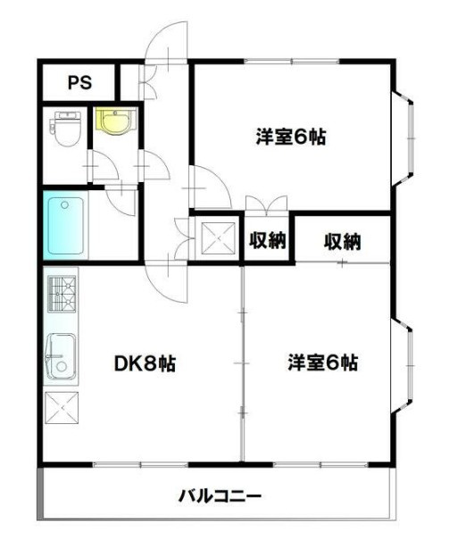 オーク・シオンの間取り|間取りです。
