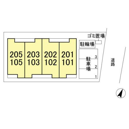 AGUSTA初石の区画図