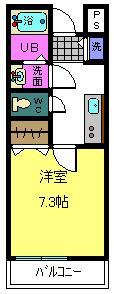 【間取り】 | ワイズ　クレスト　久米田