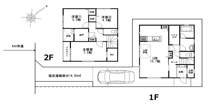 船橋市咲が丘３丁目の間取り