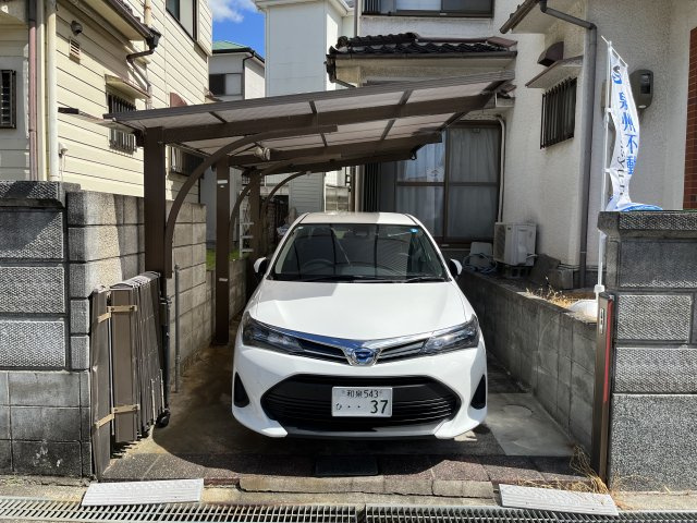 熊取町大宮4丁目　中古戸建の駐車場