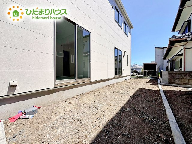 【庭】 | ひたちなか市平磯町第2　新築戸建　2号棟 | ウッドデッキを置いてお子様と遊びながら、BBQしたりなんて夢が現実に！！(⌒∇⌒)
