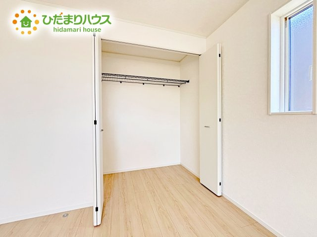 【収納】 | ひたちなか市平磯町第2　新築戸建　2号棟 | 居室にゆとりが持てる大収納クローゼット付き♪