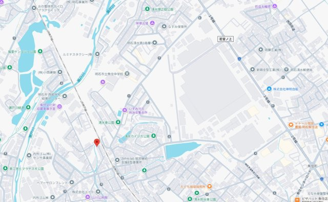 明石市魚住町西岡　中古戸建の地図