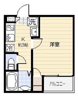 ジェンティーレ三軒茶屋の間取り|間取りです。