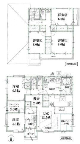 【間取り】 | 坂戸市石井　中古戸建