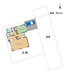【区画図】 | 光市岩狩一丁目戸建