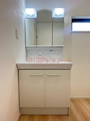 クレイドルガーデン久留米市宮ノ陣第5の洗面所|使いやすい洗面所です