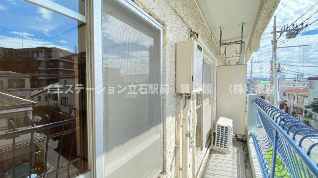 シャトレー堀切のバルコニー