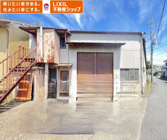 橿原市縄手町住居付き工場の外観|物件の外観です