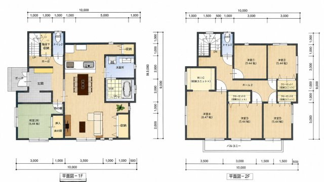 市原市有秋台東３丁目　中古戸建の間取り