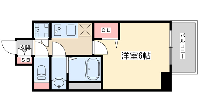 【間取り】 | ファーストフィオーレ十三エリオ
