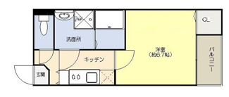 【間取り】 | クイーンズコートⅡ  | 間取りです。