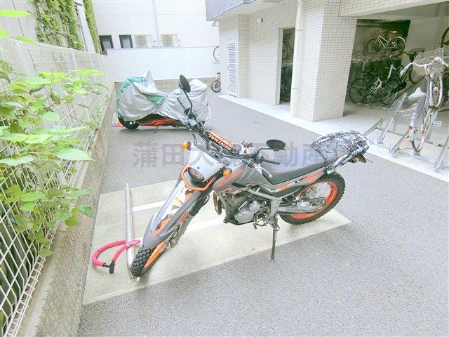 ドゥーエ蒲田のその他共用部分|バイク置き場