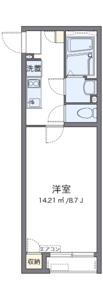 クレイノプレッツェモロの間取り