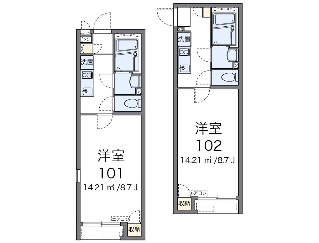 クレイノプレッツェモロの間取り