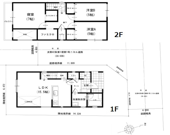 船橋市夏見台１丁目の間取り