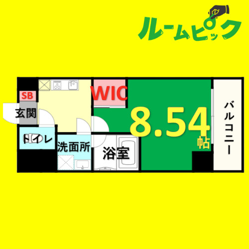 タウンライフ今池東　名古屋市賃貸　仲介手数料無料の間取り