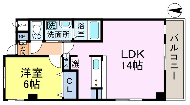 ラフィーネ・Ｓの間取り