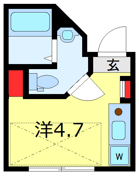 HJ PLACE SASAZUKAの間取り