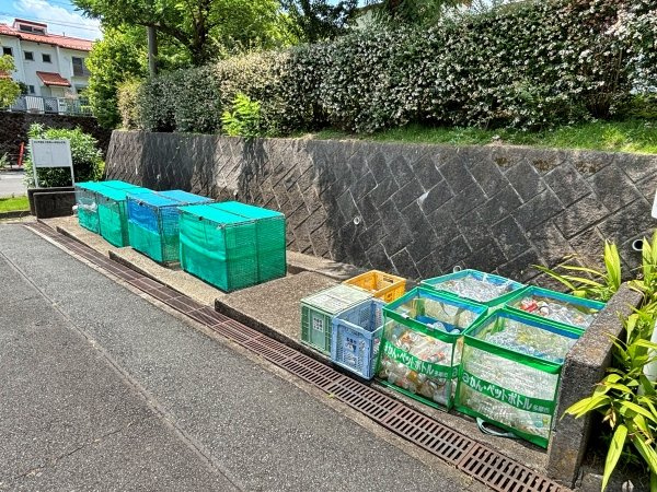 清掃の行き届いたゴミ置き場です。