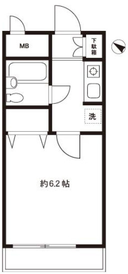 ピア清水の間取り