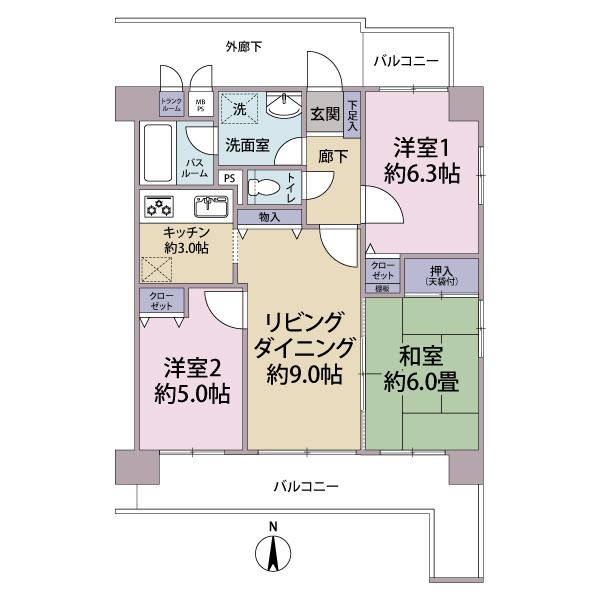 ライオンズマンション南越谷