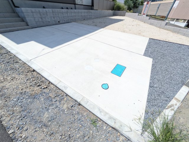 ひたちなか市市毛　4期　新築戸建て　1号棟の駐車場|駐車は4台可能です♪