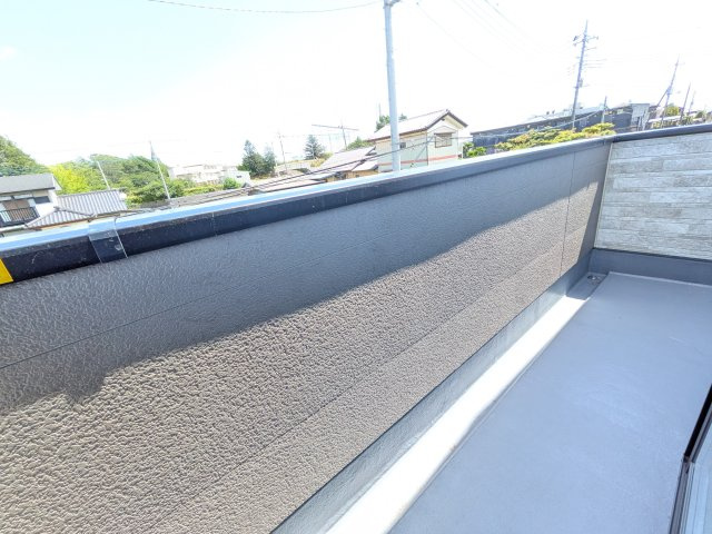 ひたちなか市市毛　4期　新築戸建て　1号棟のバルコニー