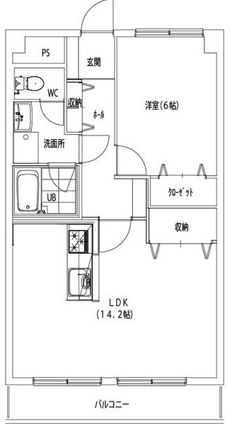 キャッスルメイ植田の間取り